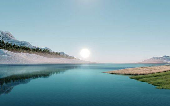 Fluss, Natur, Landschaft, Draußen, Berge