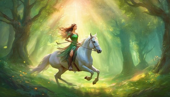 Free Fantasy Horse illustration and picture