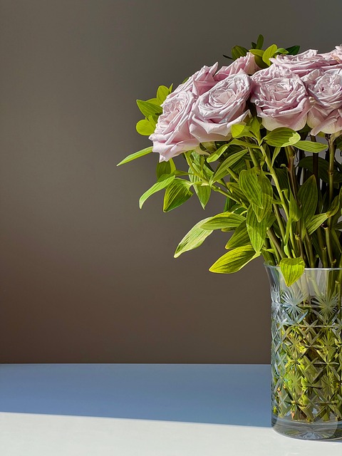 Strauß, Rosen, Vase, Blumen