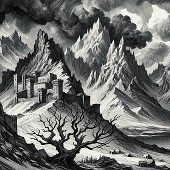Free Mountains Sky illustration and picture