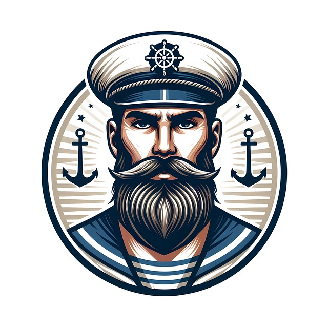 Free ai generated sailor captain illustration
