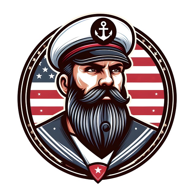 Free ai generated sailor captain illustration