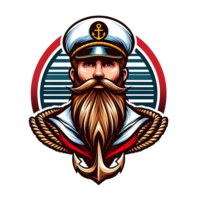 Free ai generated sailor captain illustration