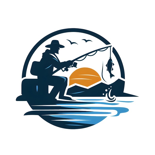 Free ai generated fishing fisherman illustration