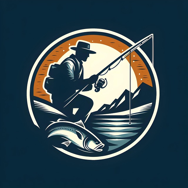 Free ai generated fishing fisherman illustration