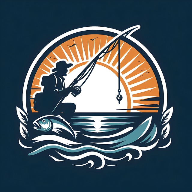 Free ai generated fishing fisherman illustration