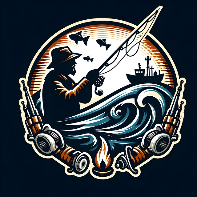 Free ai generated fishing fisherman illustration