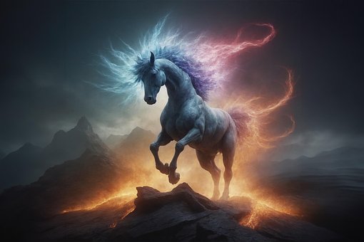 Free Unicorn Horse illustration and picture