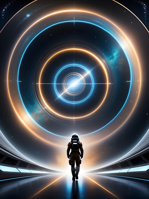 Free ai generated astronaut sci-fi illustration