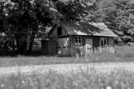 Monochrom, Schwarz Und Weiß, Chata