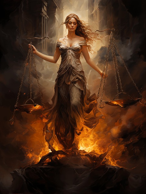 Free Ai Generated Scale Of Justice illustration and picture