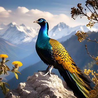 Himalaya, Monal, Lophorus, Impejanus