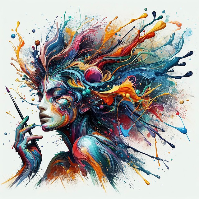 Download free HD stock image of Ai Generated Woman Free ai generated woman colorful illustration