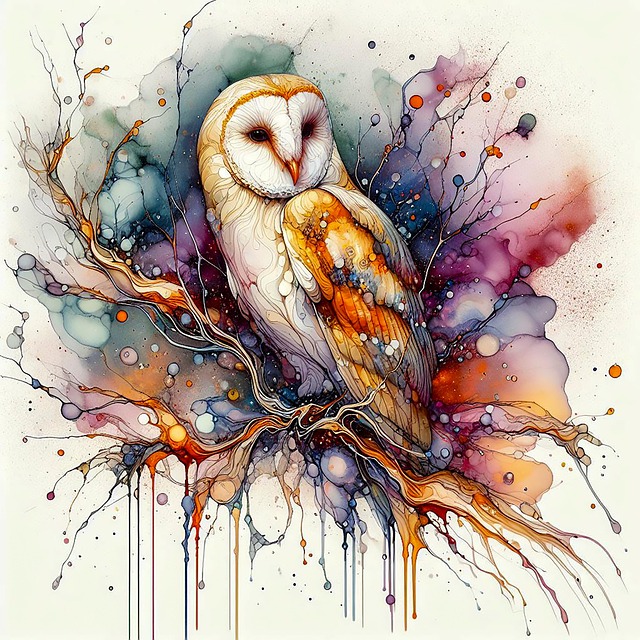 Download free HD stock image of Ai Generated Owl Free ai generated owl bird illustration