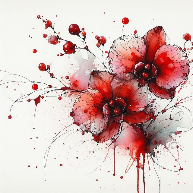 Download free HD stock image of Ai Generated Amaryllis Free ai generated amaryllis red illustration