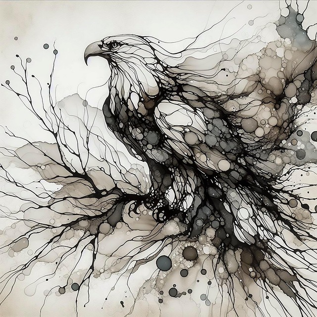 Free ai generated bald eagle bird illustration