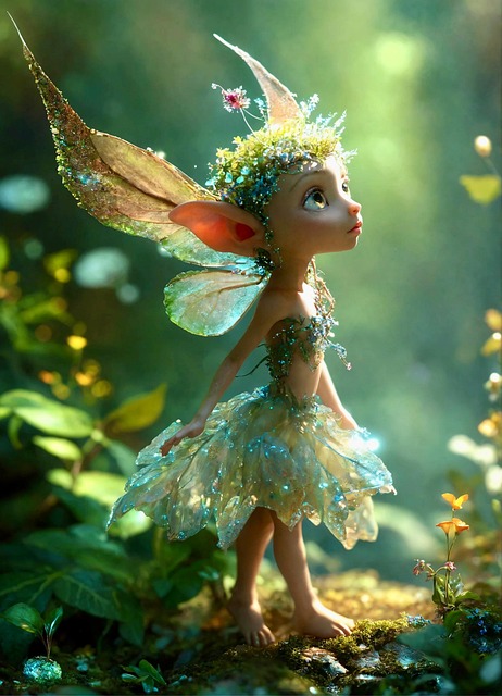 Download free HD stock image of Ai Generated Fairy Free ai generated fairy nature illustration