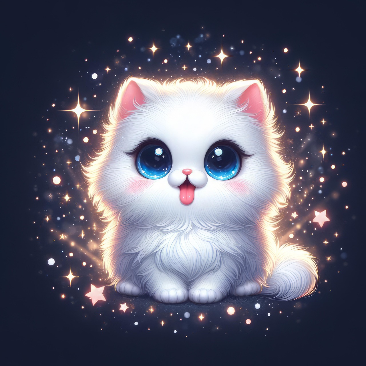 Ai产生的 猫 白色猫咪 - Pixabay上的免费图片