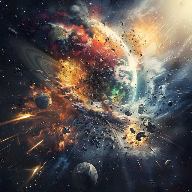 Free ai generated bang explosion illustration