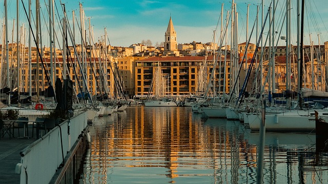 Free Marseille Old Port photo and picture