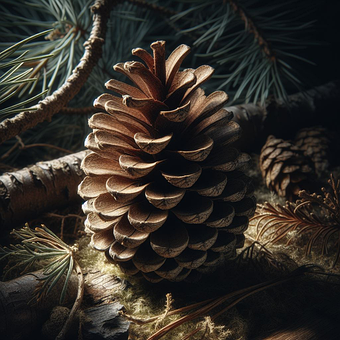 Free Pine Cone Nature illustration and picture