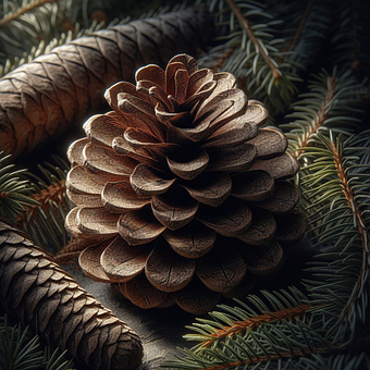 Free Ai Generated Pine Cone illustration and picture