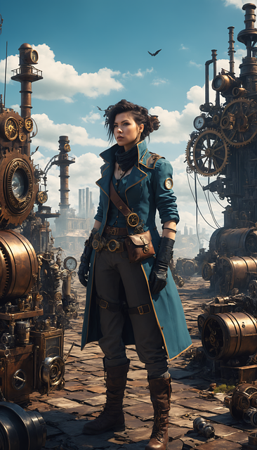 Ai Genereret, Kvinde, Steampunk