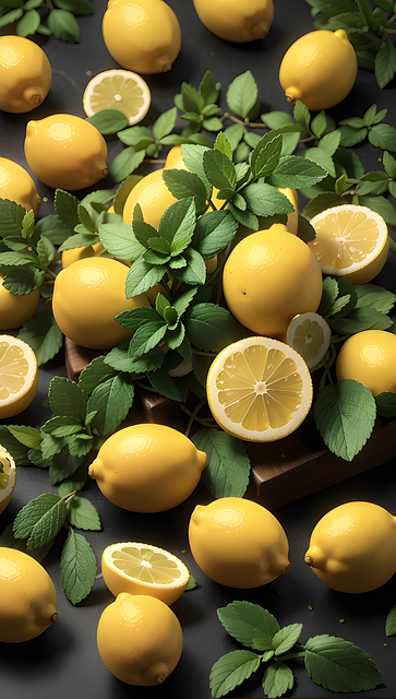 Free Ai Generated Lemon illustration and picture