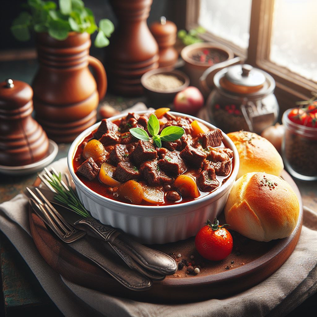 Ai Generiert, Gulasch, Lebensmittel
