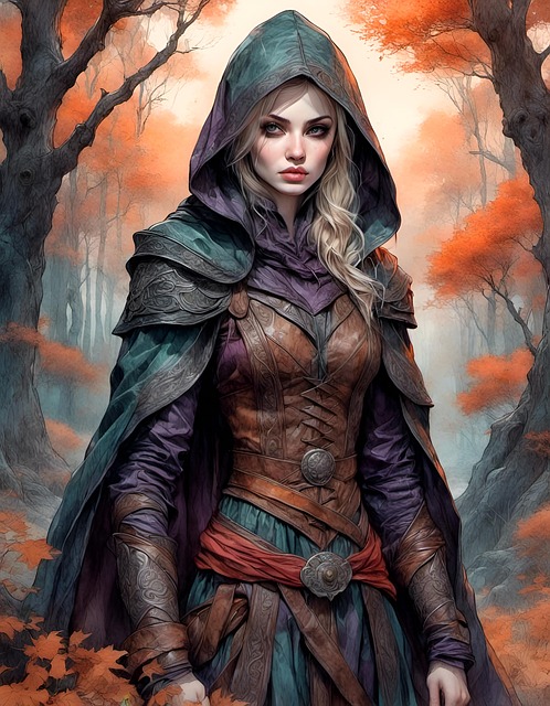 Download free HD stock image of Woman Girl Free woman girl hoodie illustration