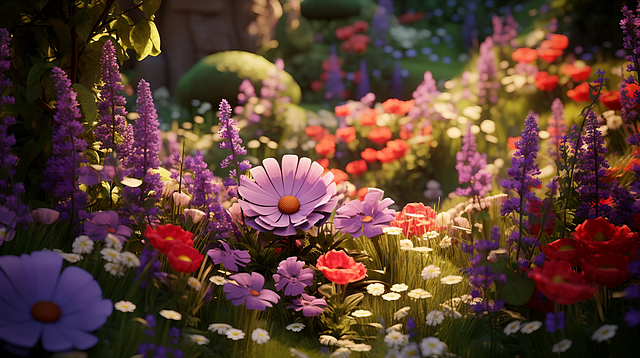 Free Ai Generated Flowers illustration and picture