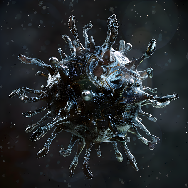Download free HD stock image of Ai Generated Virus Free ai generated virus covid illustration