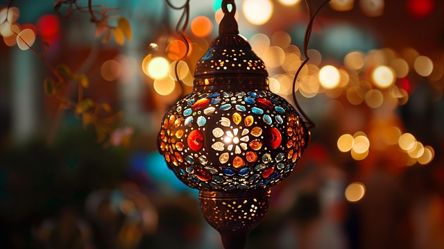 Free lamp light oriental illustration