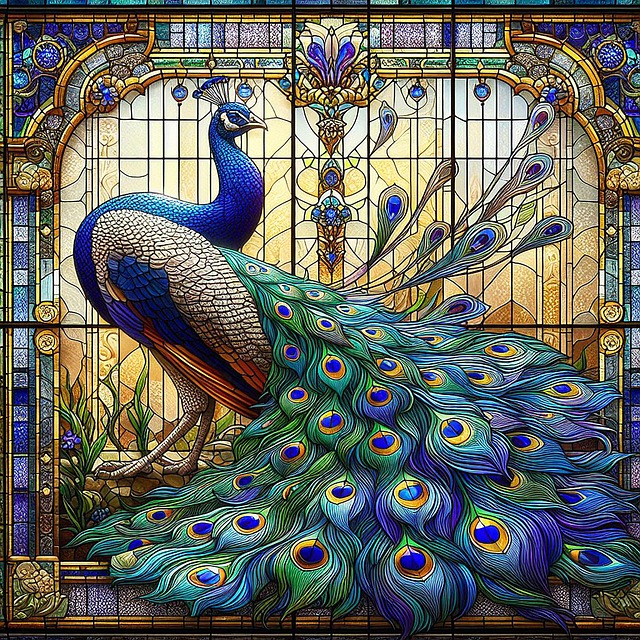 Free Ai Generated Peacock illustration and picture