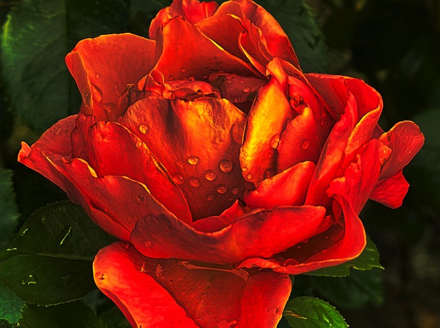 Free Rose Waterdrop photo and picture