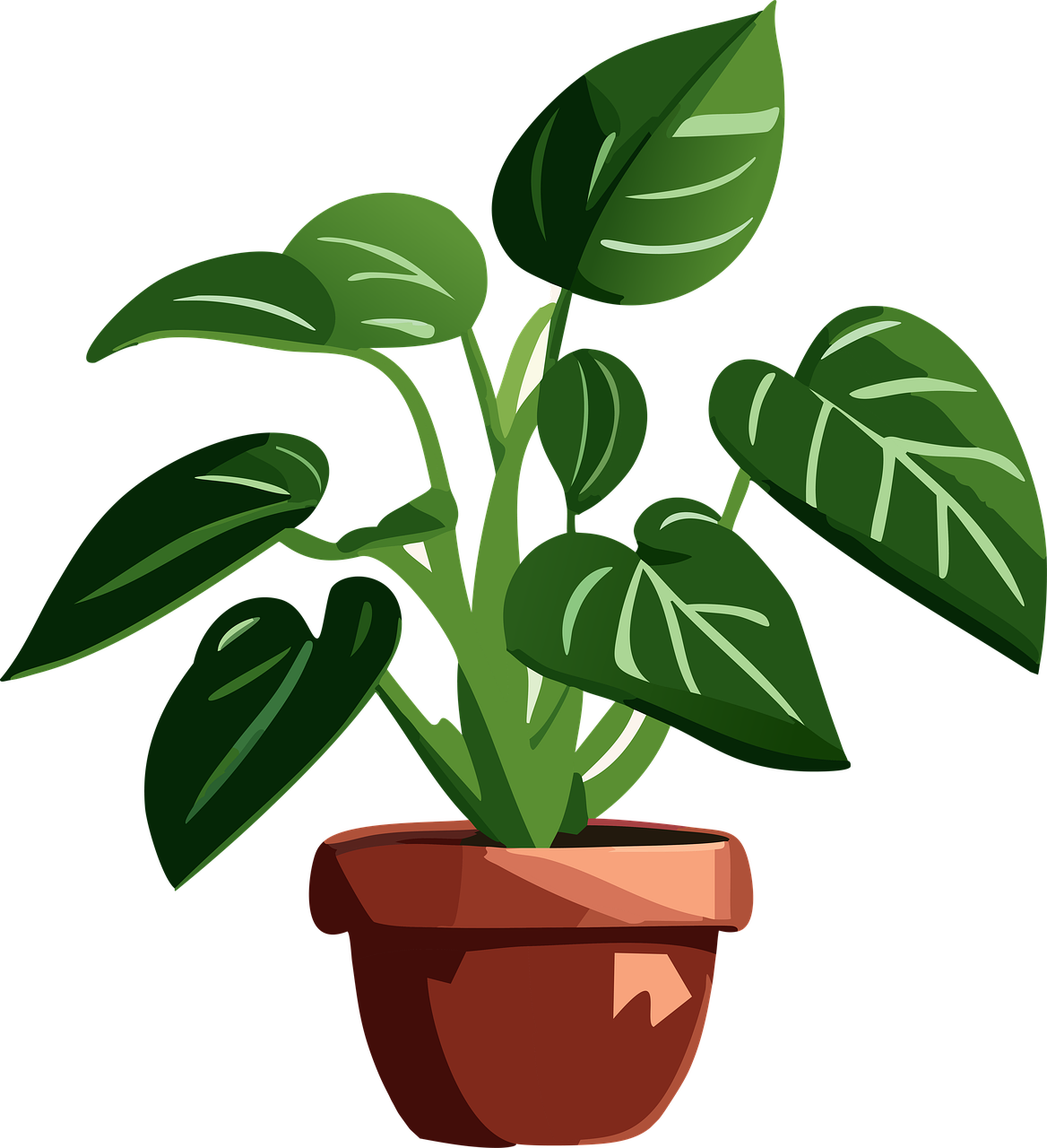 Download Ai Generated Leaves Plant Royalty Free Stock Illustration 
