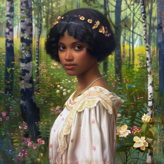 Free ai generated woman beauty illustration