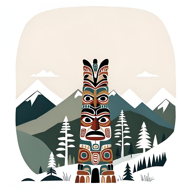 Ai Generiert, Totem, Indigene, Stammes