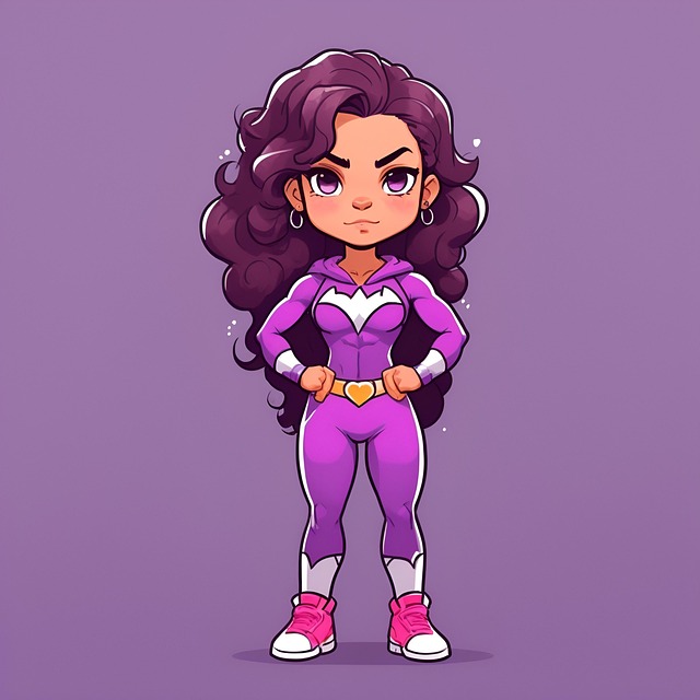 Free ai generated woman hero illustration