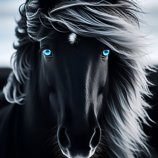 Free ai generated horse animal illustration