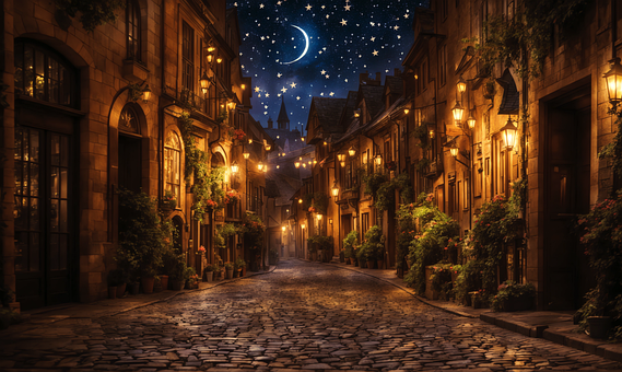 Free Greece Street illustration and picture
