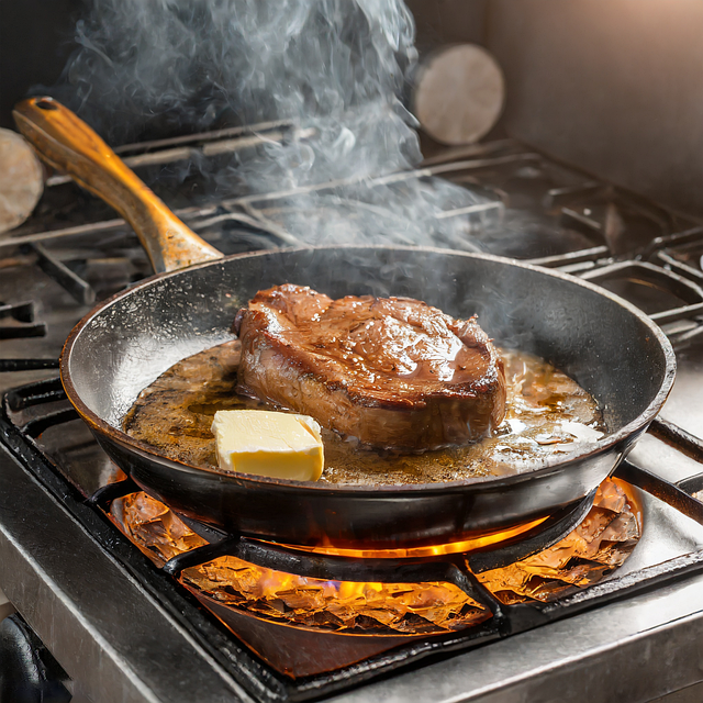 Free ai generated steak cook illustration