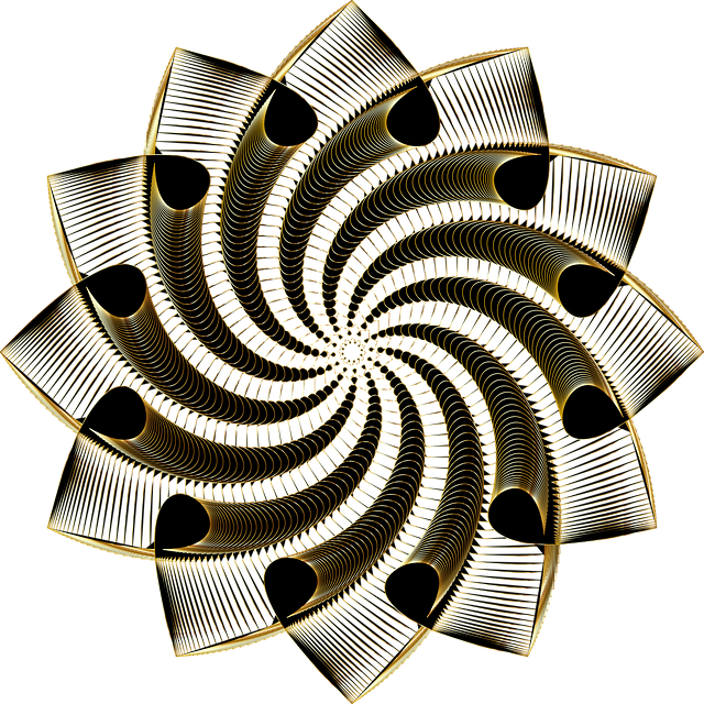Free mandala star rosette vector
