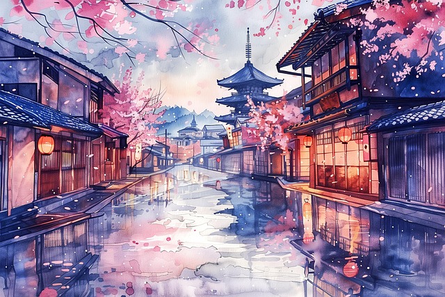 Free Ai Generated Cherry Blossoms illustration and picture