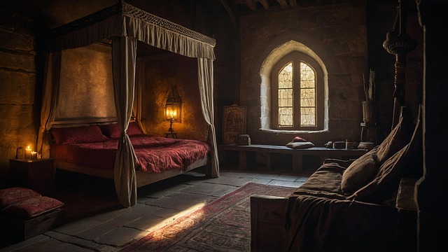 Download free HD stock image of Ai Generated Bedroom Free ai generated bedroom bed illustration