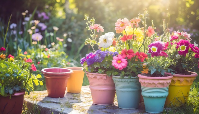 Free ai generated flowers nature illustration