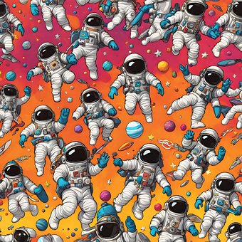 Ai Genereret, Astronauter, Sød, Plads