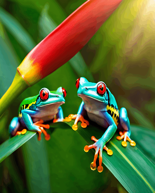Ai Generiert, Frösche, Natur, Tiere
