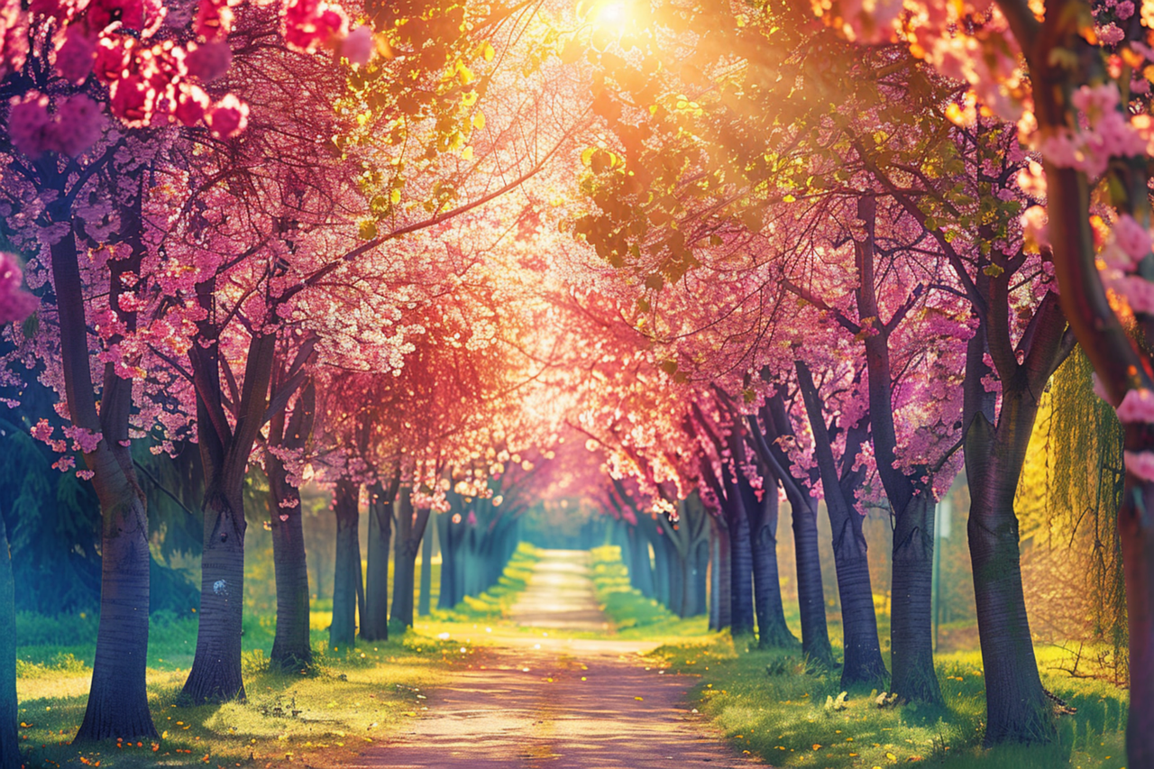 Download free HD stock image of Ai Generated Trees Free ai generated trees flowers illustration