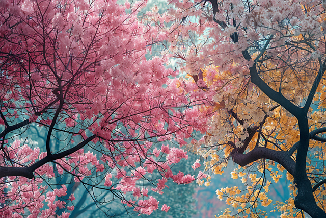Árbol, Poderoso, Verde, Naturaleza